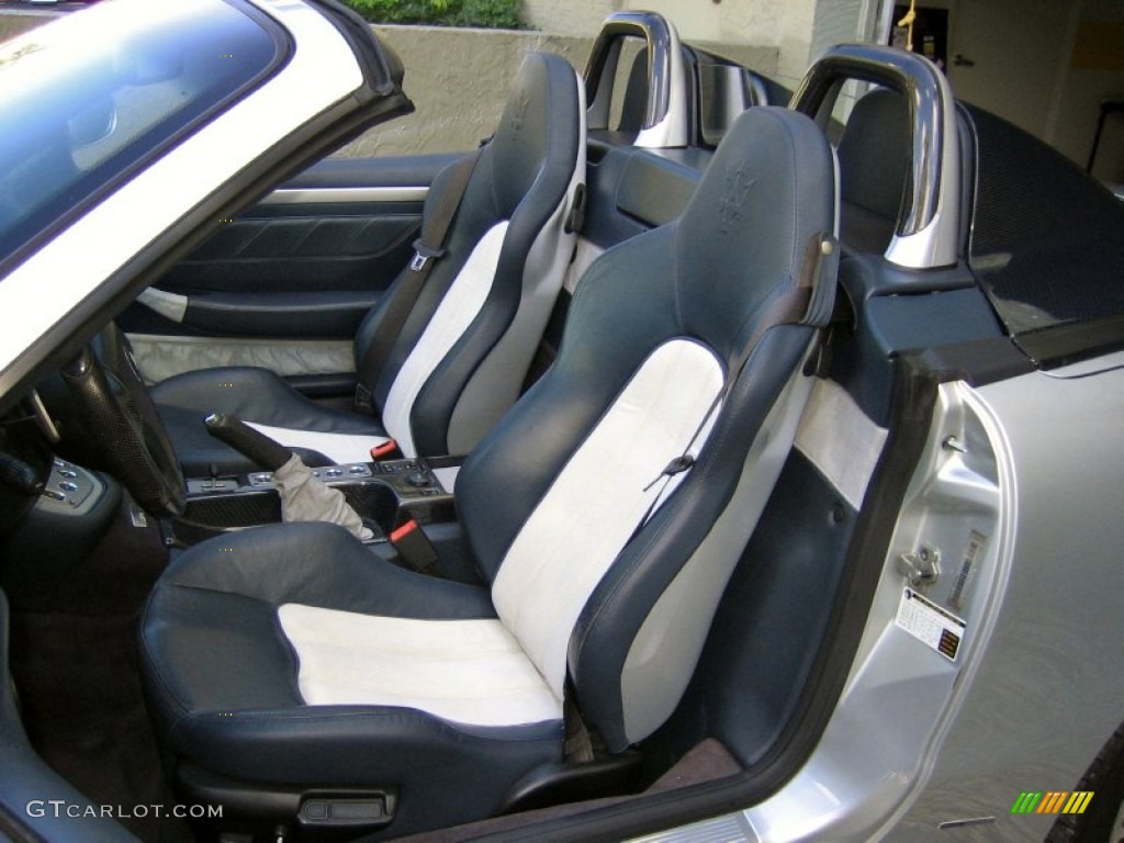 Blu Navy Interior 2005 Maserati Spyder Cambiocorsa 90th Anniversary Photo #61047707
