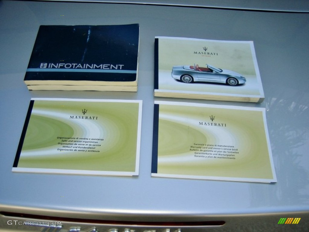 2005 Maserati Spyder Cambiocorsa 90th Anniversary Books/Manuals Photo #61047916