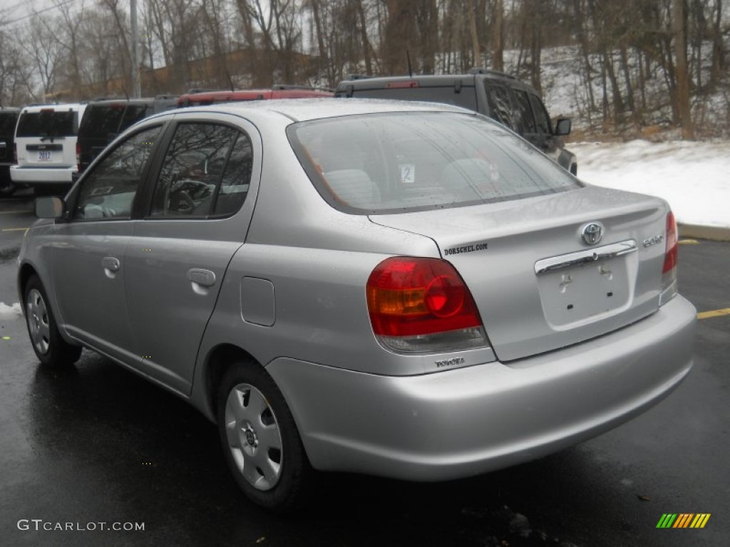 2003 ECHO Sedan - Silver Streak Mica / Shadow Gray photo #11