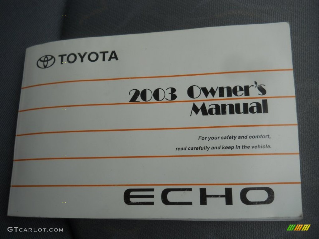 2003 ECHO Sedan - Silver Streak Mica / Shadow Gray photo #15