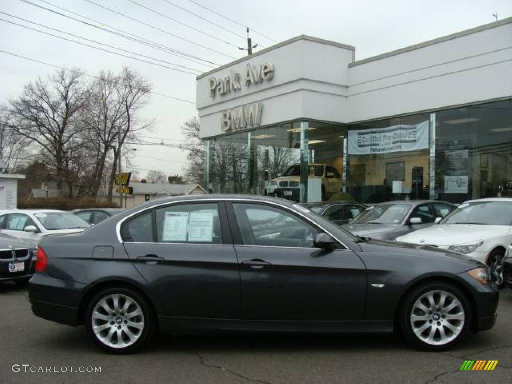 2006 3 Series 330xi Sedan - Sparkling Graphite Metallic / Black photo #1