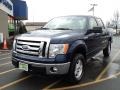 2011 Dark Blue Pearl Metallic Ford F150 XLT SuperCrew 4x4  photo #1