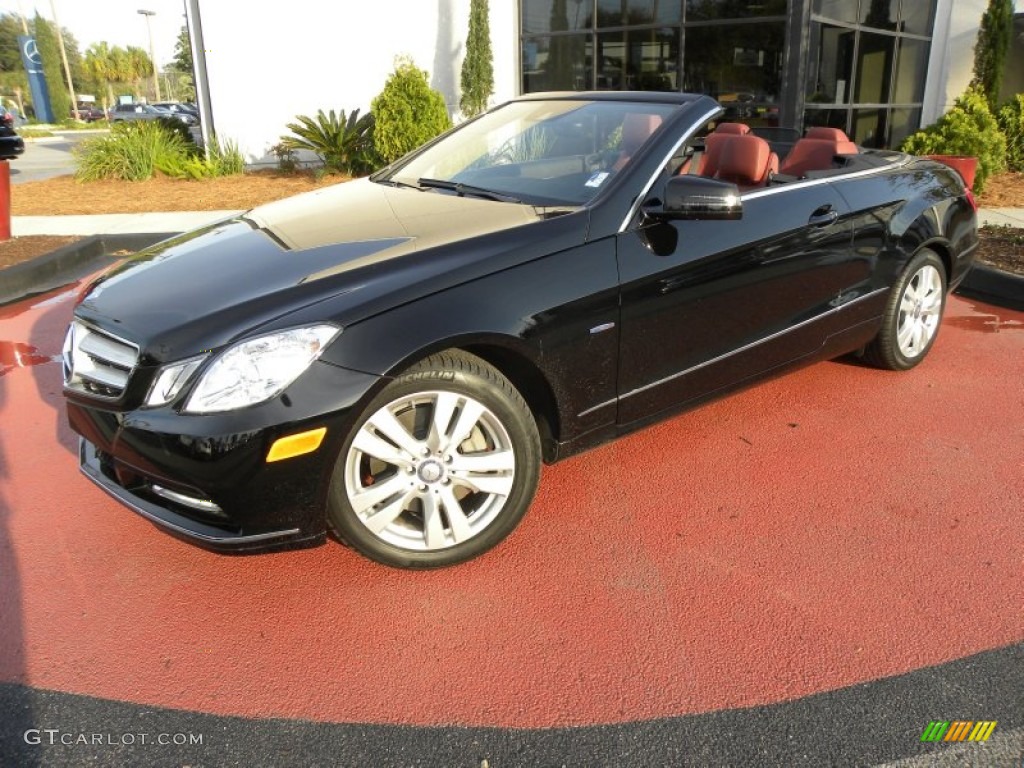 Black 2012 Mercedes-Benz E 350 Cabriolet Exterior Photo #61049797