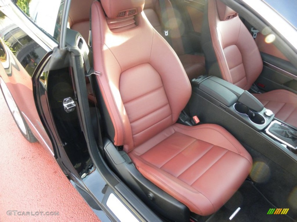 Red/Black Interior 2012 Mercedes-Benz E 350 Cabriolet Photo #61049841