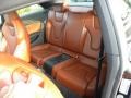 Magma Red Silk Nappa Leather Rear Seat Photo for 2009 Audi S5 #61050100