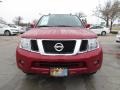 2011 Red Brick Nissan Pathfinder S  photo #8