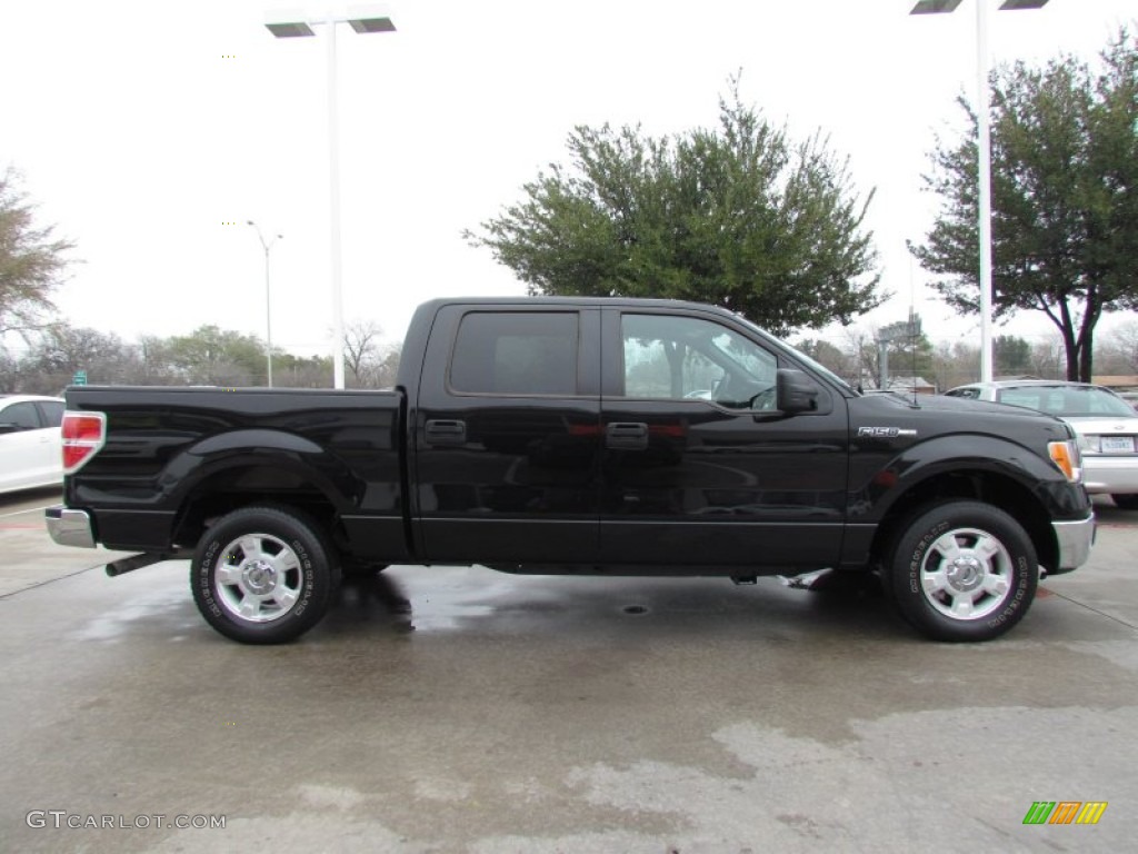 Tuxedo Black Metallic 2011 Ford F150 XLT SuperCrew Exterior Photo #61050601