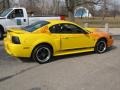 2004 Screaming Yellow Ford Mustang Mach 1 Coupe  photo #9