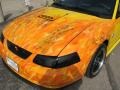 2004 Screaming Yellow Ford Mustang Mach 1 Coupe  photo #10