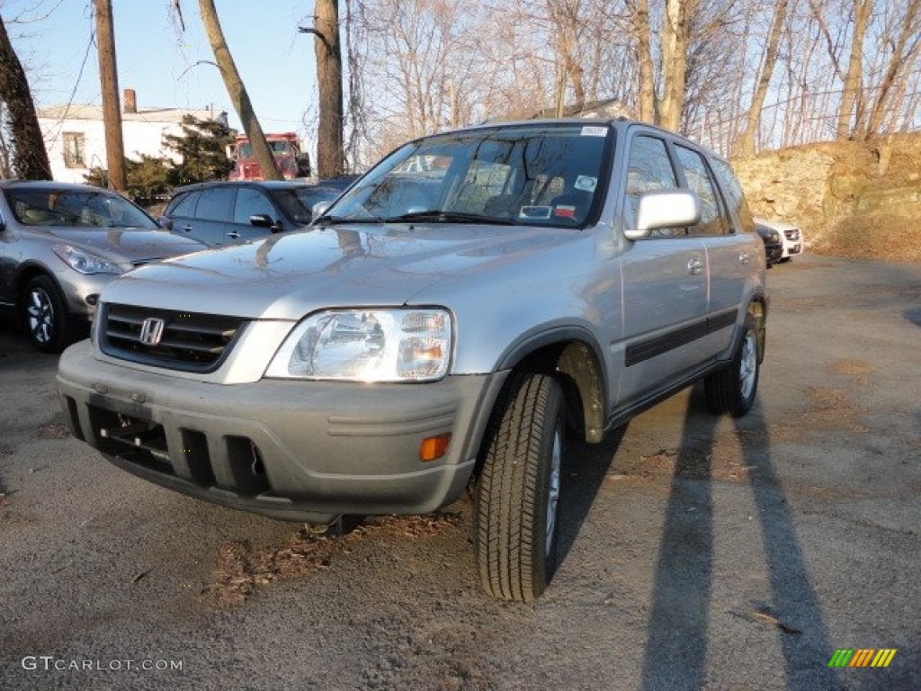 1999 CR-V EX 4WD - Sebring Silver Metallic / Charcoal photo #3