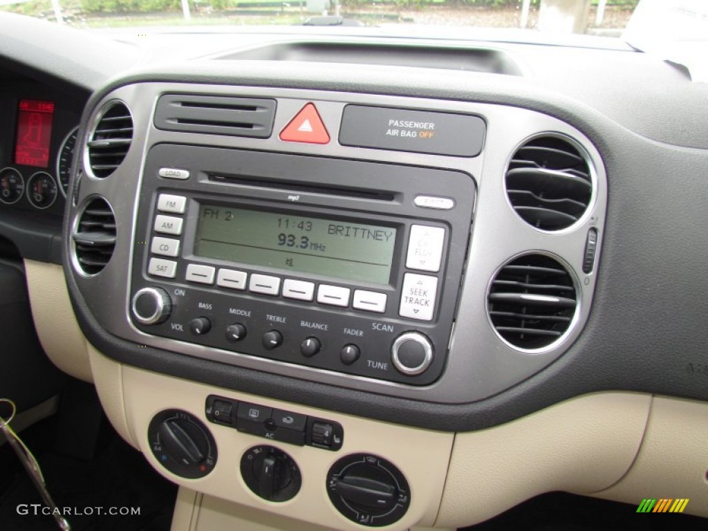 2009 Volkswagen Tiguan SE Controls Photo #61051219