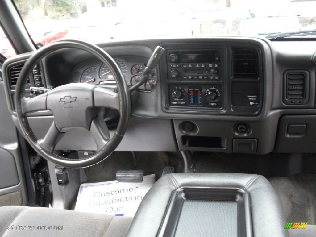 2004 Silverado 1500 Z71 Extended Cab 4x4 - Dark Gray Metallic / Dark Charcoal photo #10