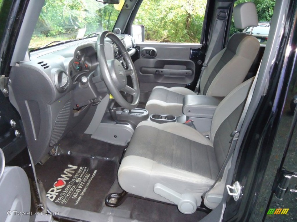 Dark Slate Gray/Medium Slate Gray Interior 2007 Jeep Wrangler Unlimited X 4x4 Photo #61052500