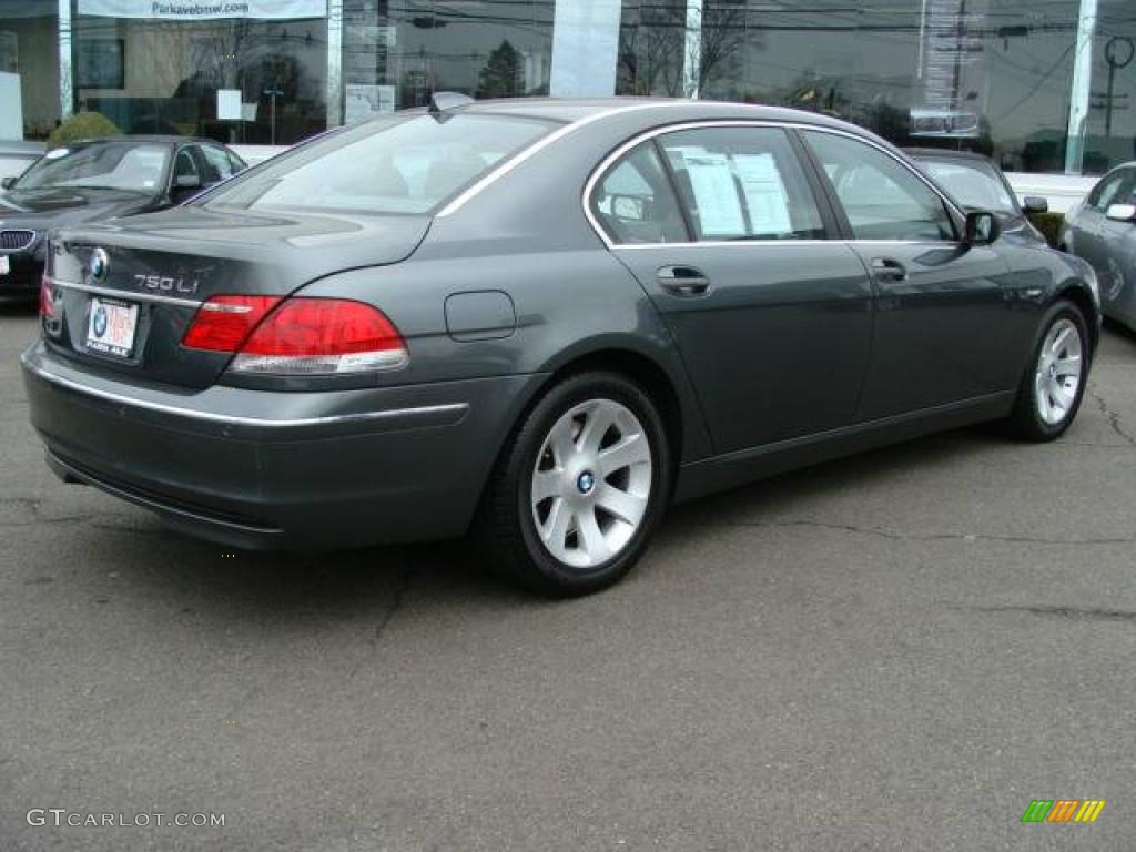 2006 7 Series 750Li Sedan - Titanium Grey Metallic / Basalt Grey/Flannel Grey photo #8