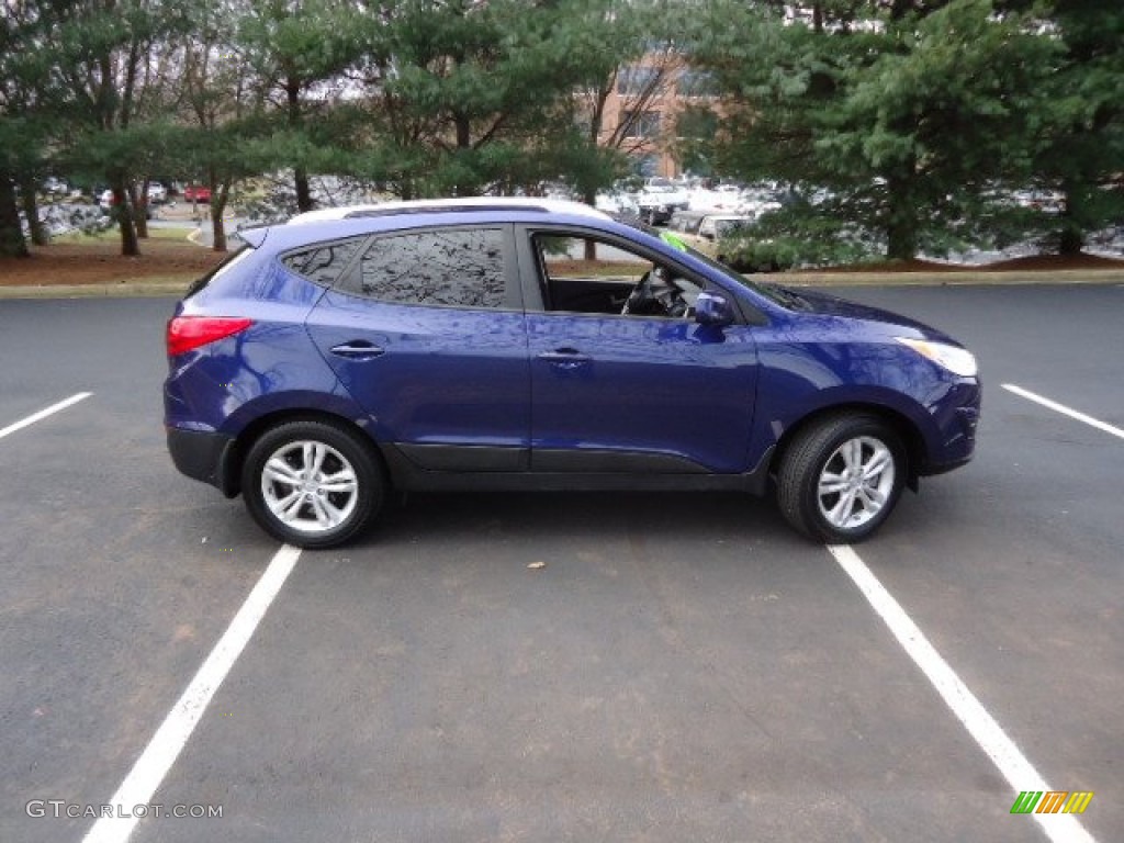 Iris Blue 2010 Hyundai Tucson Limited AWD Exterior Photo #61053790
