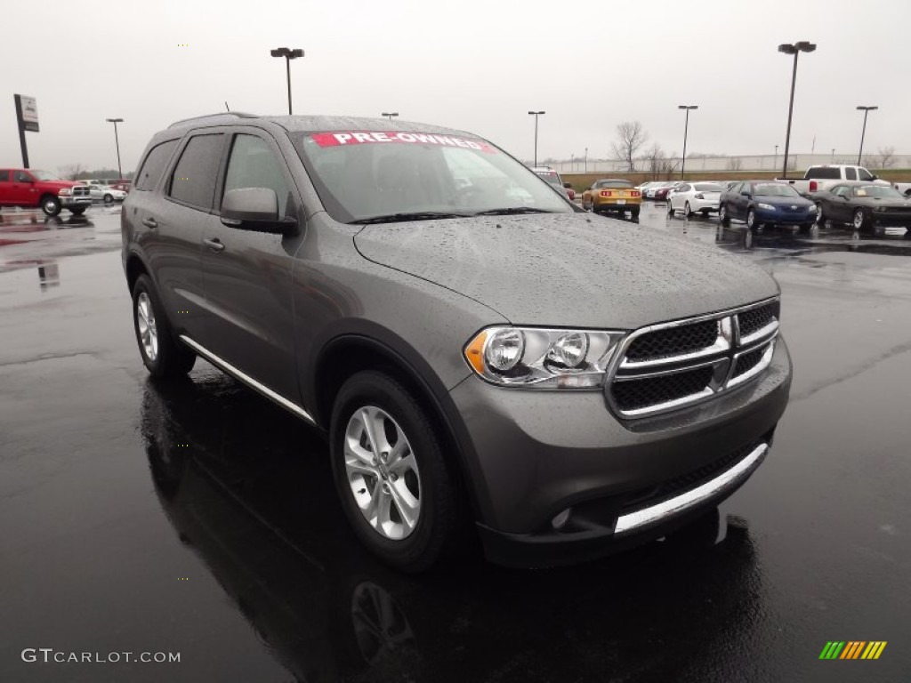 Mineral Gray Metallic 2012 Dodge Durango Crew Exterior Photo #61054198