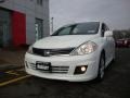 2011 Fresh Powder White Nissan Versa 1.8 SL Hatchback  photo #1