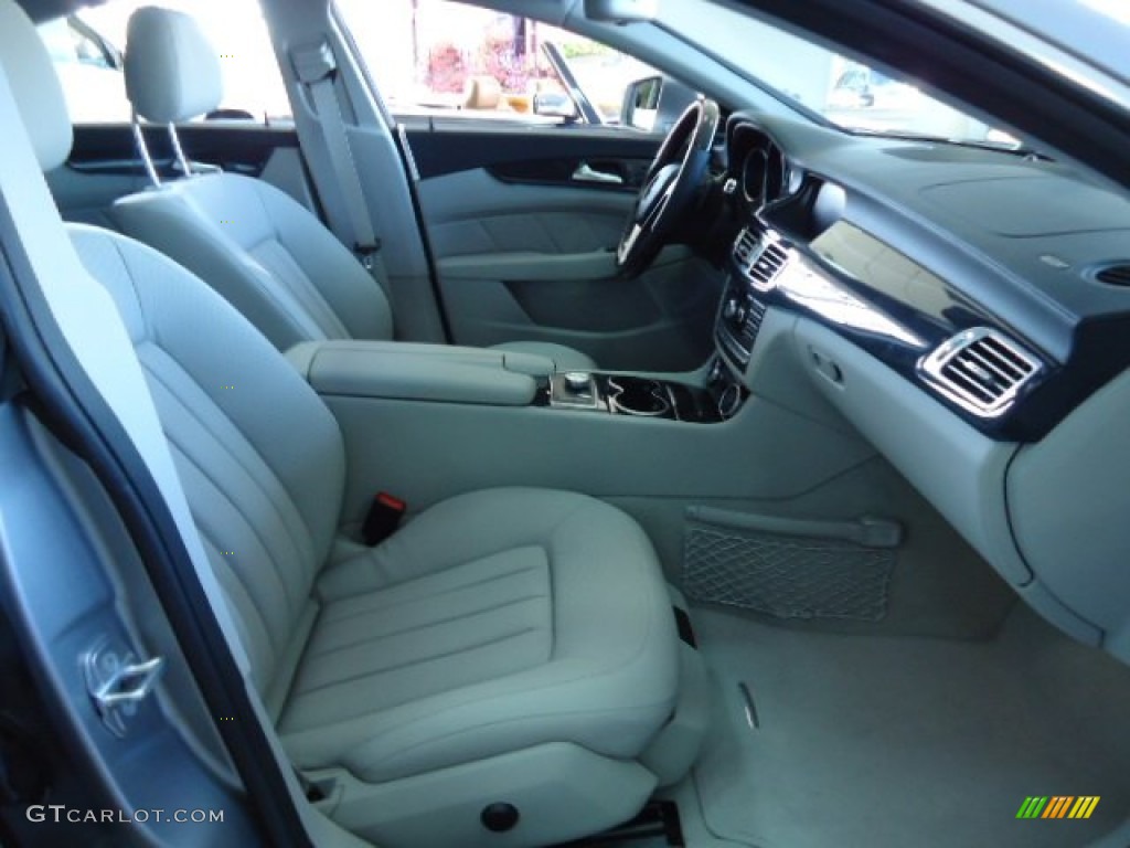 Ash/Black Interior 2012 Mercedes-Benz CLS 550 4Matic Coupe Photo #61057269
