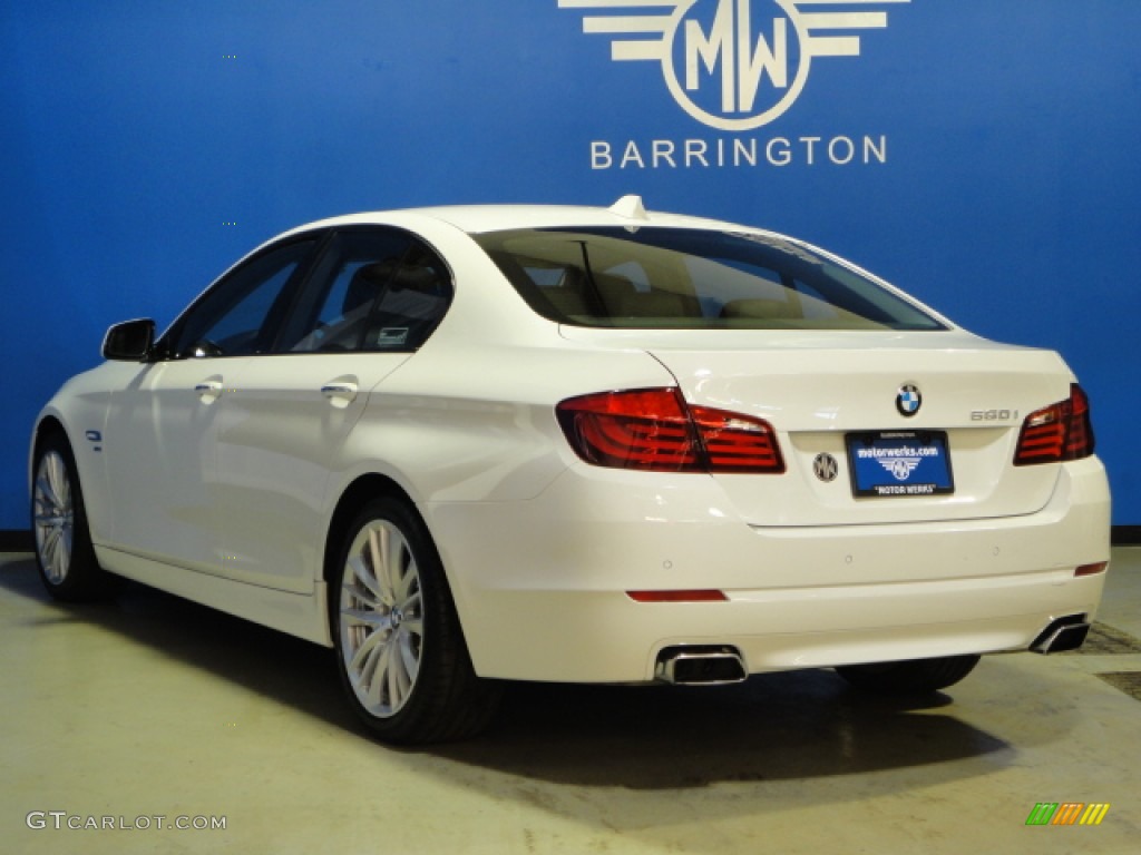 Alpine White BMW 5 Series