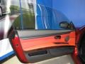 Coral Red/Black Dakota Leather Door Panel Photo for 2011 BMW 3 Series #61057909