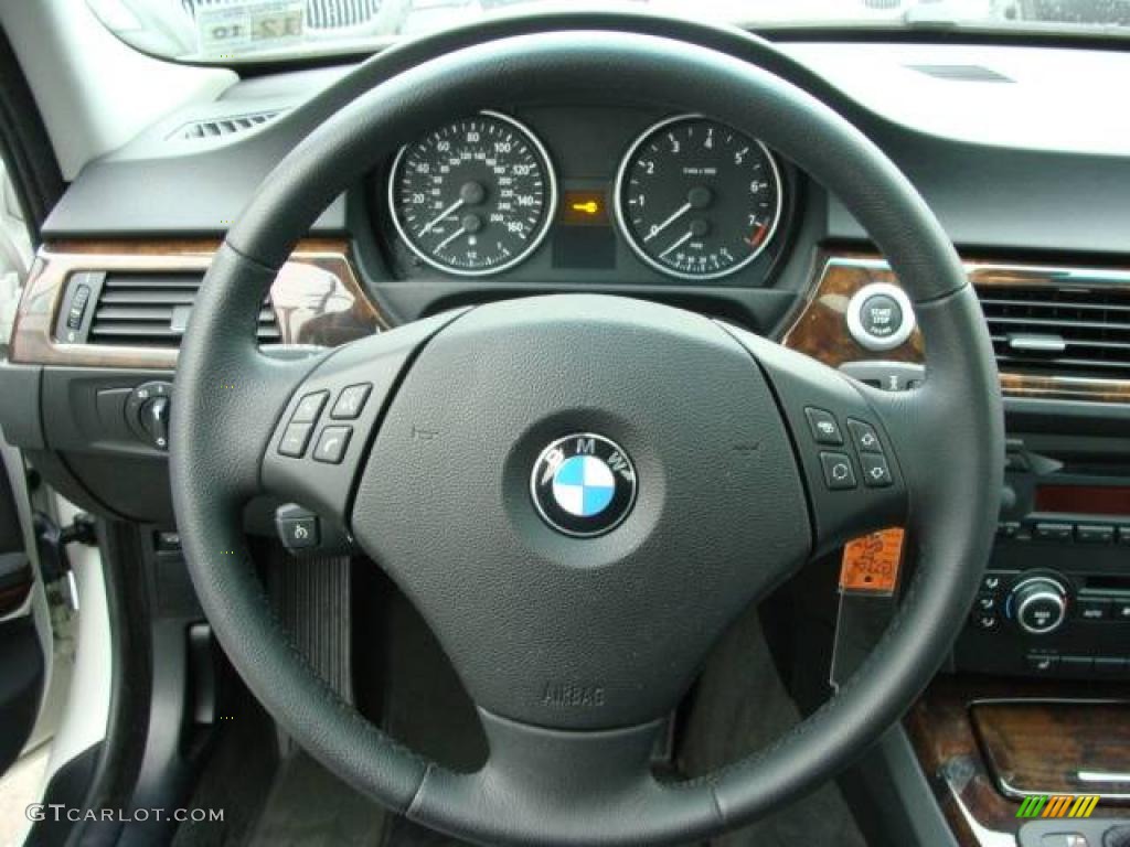 2007 3 Series 328xi Sedan - Alpine White / Black photo #13