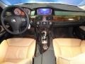 Natural Brown Dakota Leather 2009 BMW 5 Series 550i Sedan Dashboard