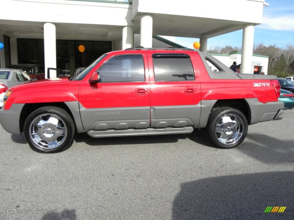 2002 Victory Red Chevrolet Avalanche Z66 61026946 Photo 2 Car Color Galleries