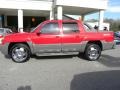 2002 Victory Red Chevrolet Avalanche Z66  photo #2