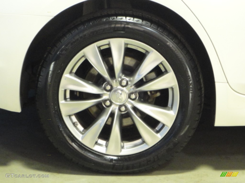 2011 M 37x AWD Sedan - Moonlight White / Wheat photo #27