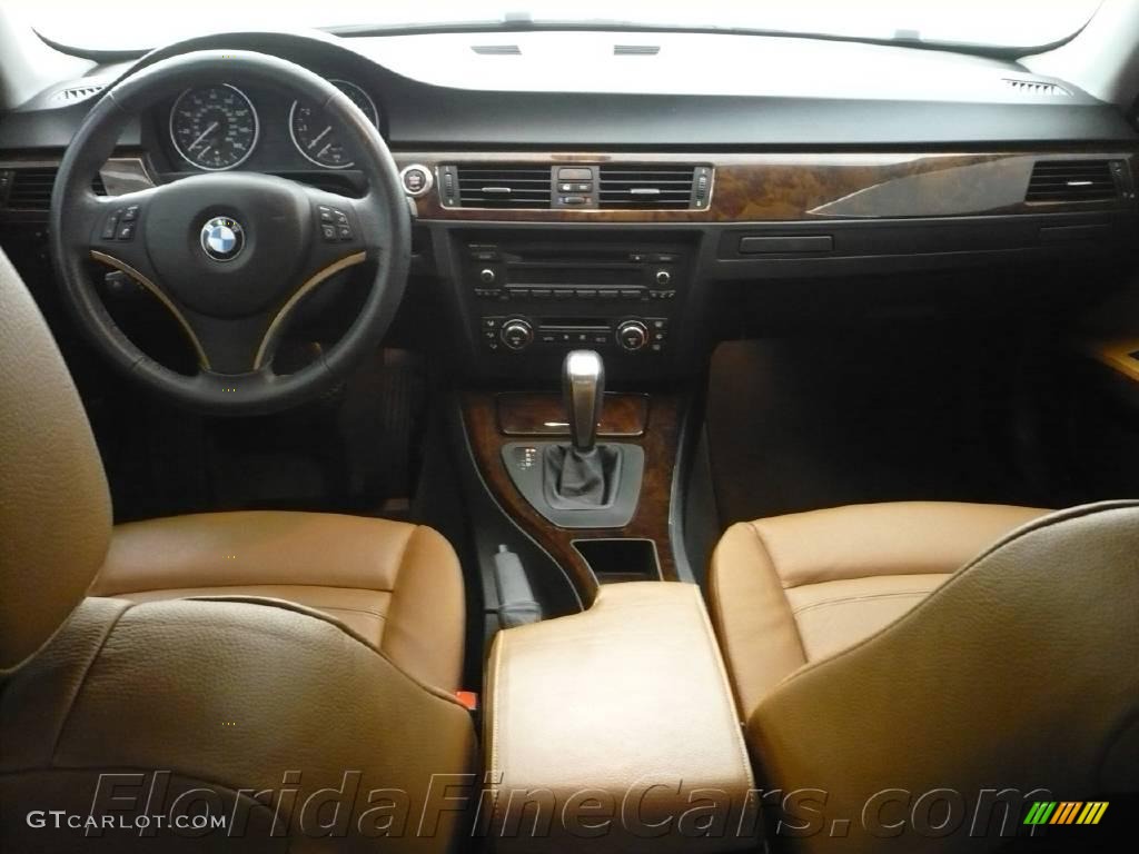 2007 3 Series 328i Coupe - Black Sapphire Metallic / Saddle Brown/Black photo #15