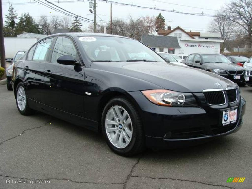 2007 3 Series 328xi Sedan - Monaco Blue Metallic / Beige photo #2