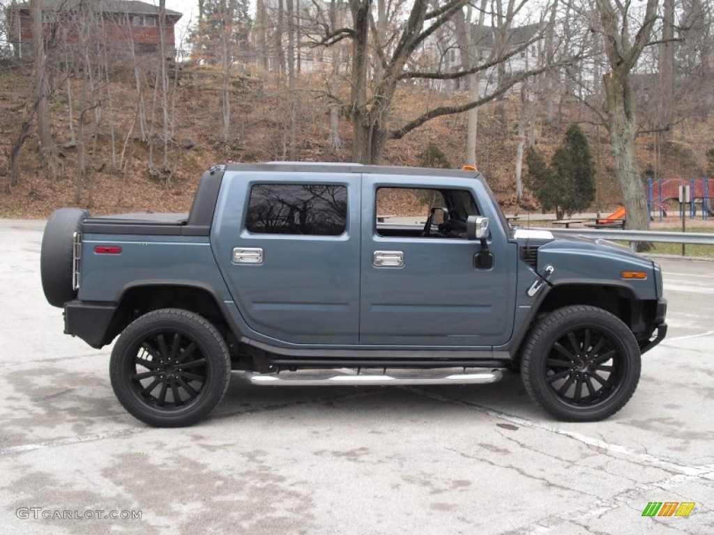 Stealth Gray Metallic 2005 Hummer H2 SUT Exterior Photo #61059673