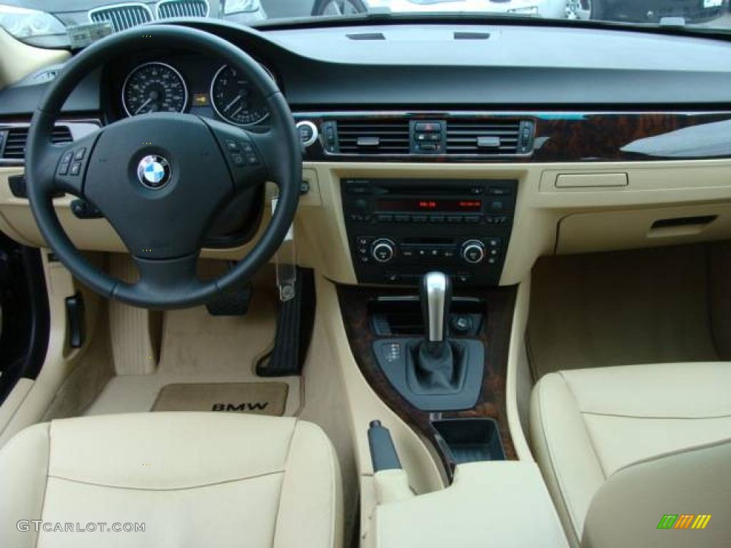 2007 3 Series 328xi Sedan - Monaco Blue Metallic / Beige photo #12