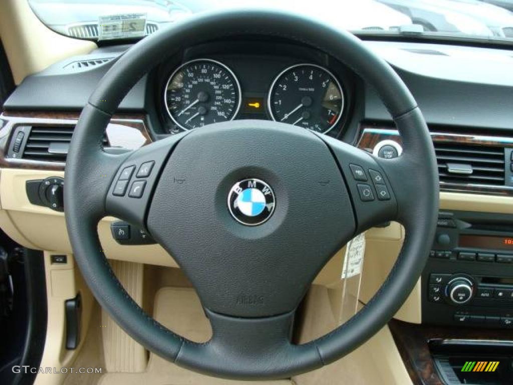 2007 3 Series 328xi Sedan - Monaco Blue Metallic / Beige photo #13