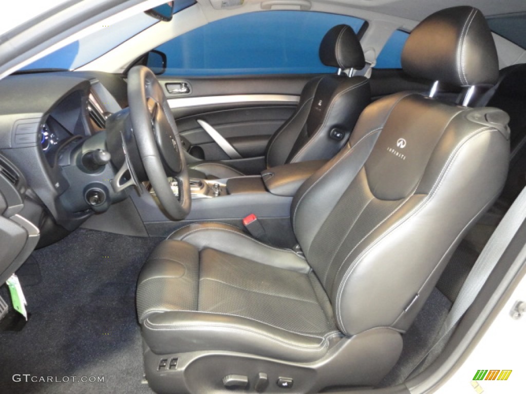 Graphite Interior 2011 Infiniti G 37 xS AWD Coupe Photo #61060354