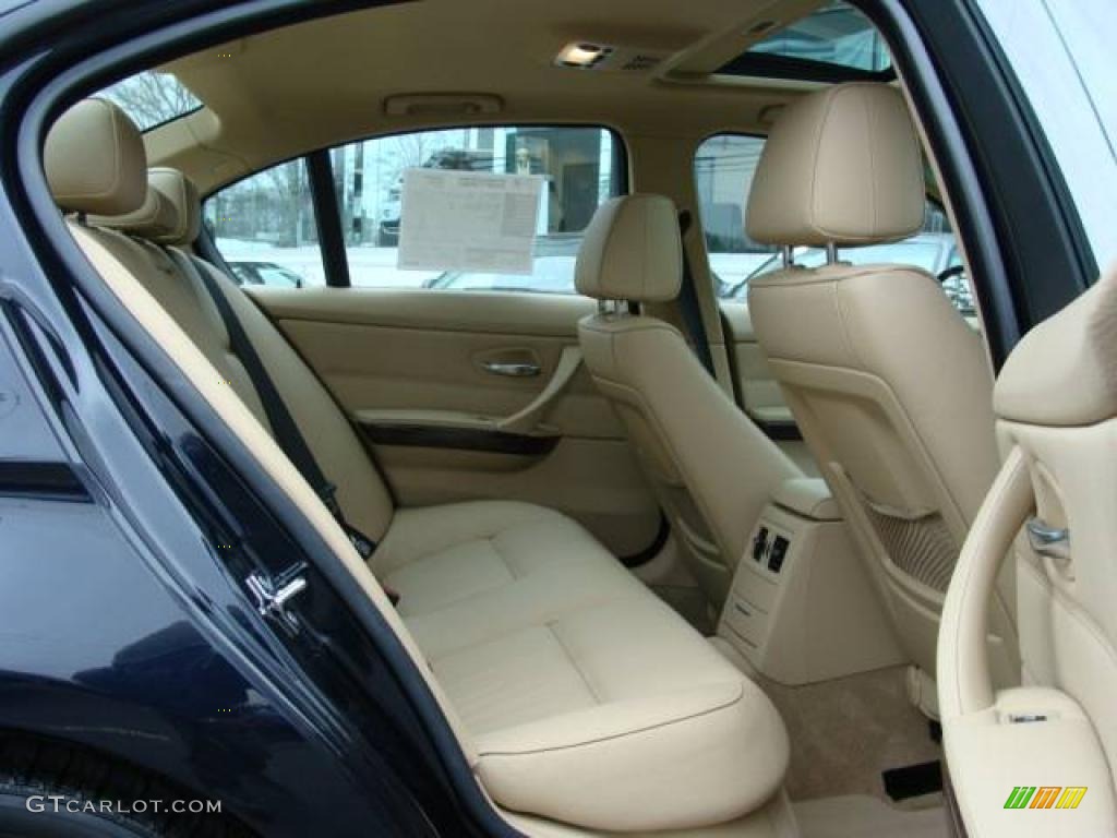 2007 3 Series 328xi Sedan - Monaco Blue Metallic / Beige photo #20