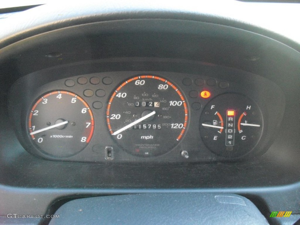 2000 Honda CR-V LX 4WD Gauges Photos