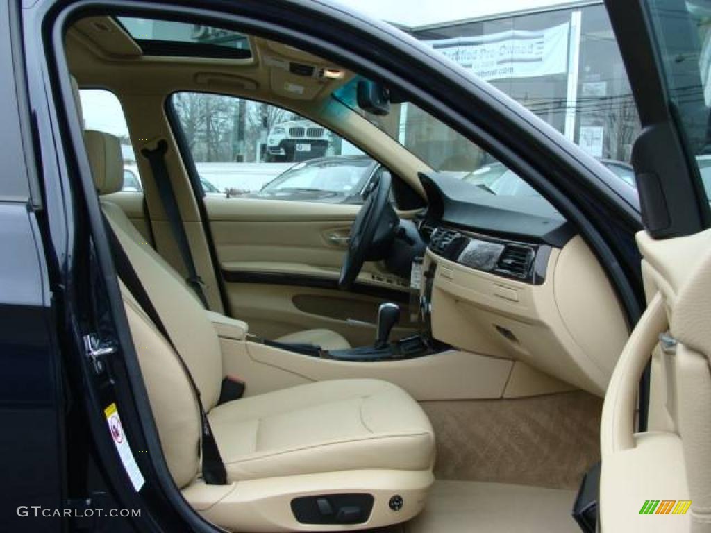 2007 3 Series 328xi Sedan - Monaco Blue Metallic / Beige photo #22