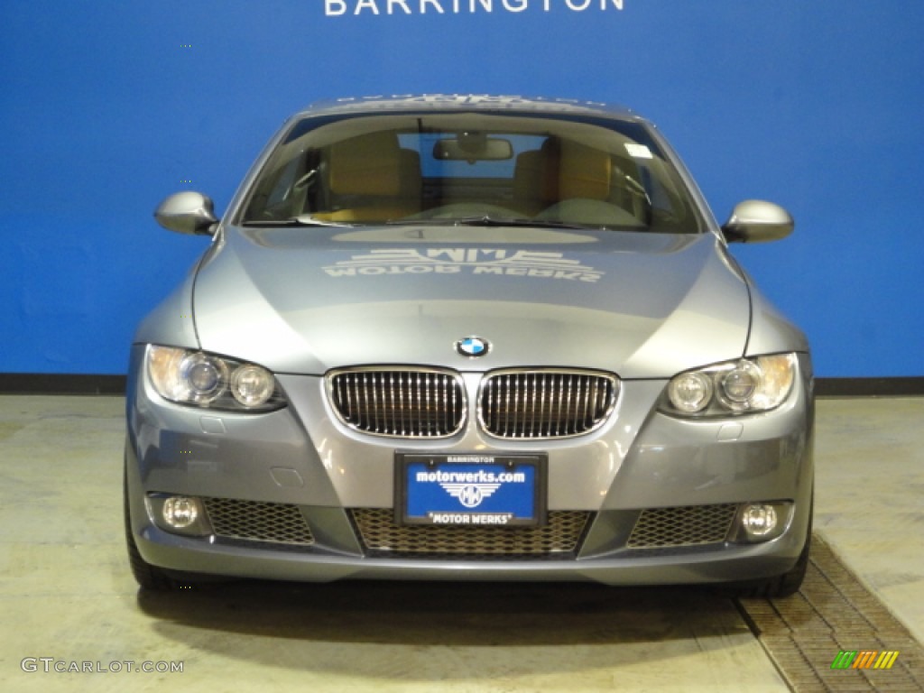 2008 3 Series 335i Convertible - Space Grey Metallic / Saddle Brown/Black photo #3