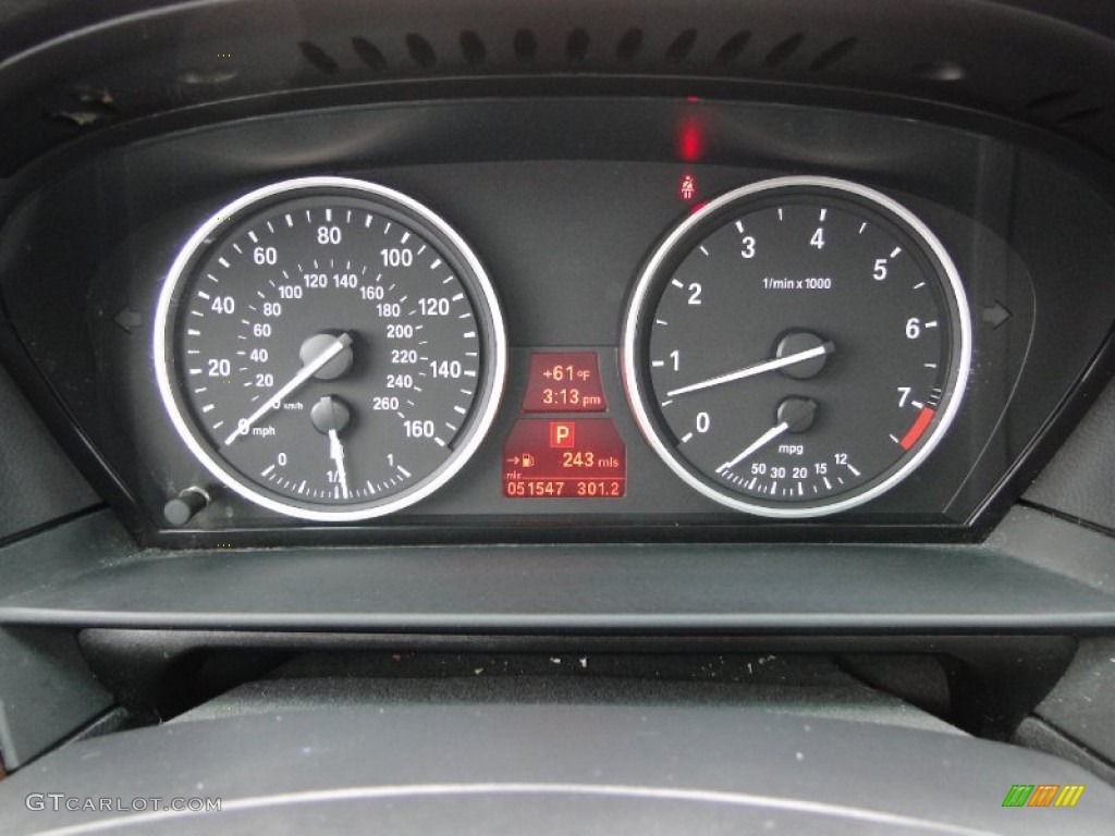 2008 BMW 5 Series 535i Sedan Gauges Photo #61062148