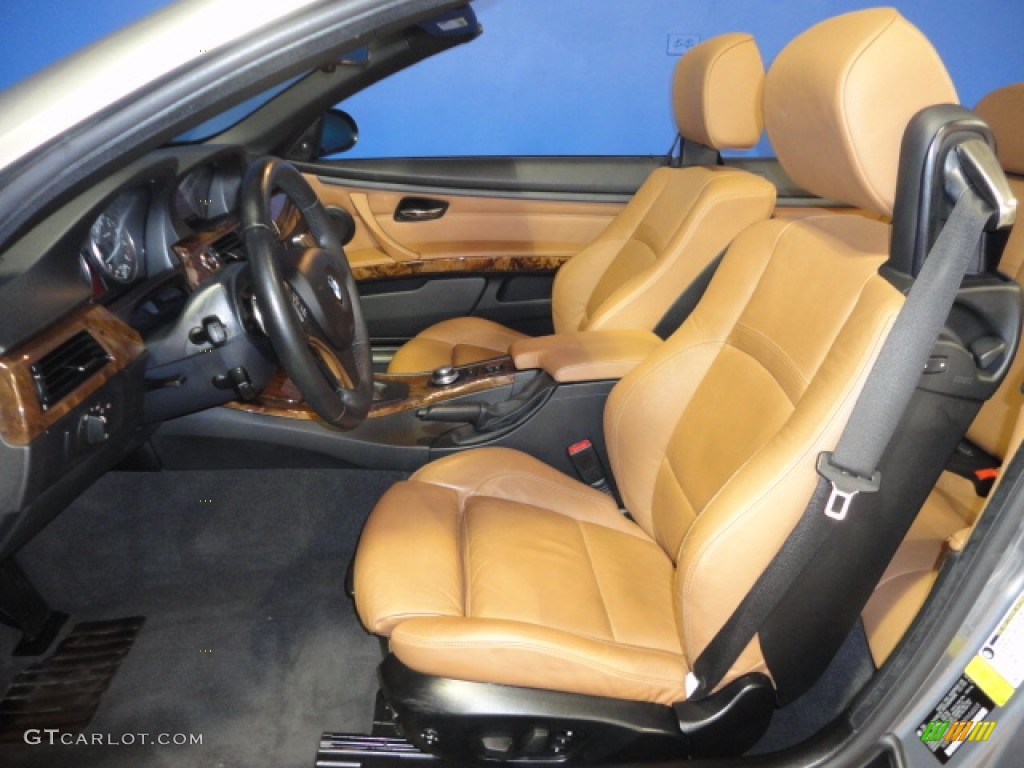 2008 3 Series 335i Convertible - Space Grey Metallic / Saddle Brown/Black photo #18