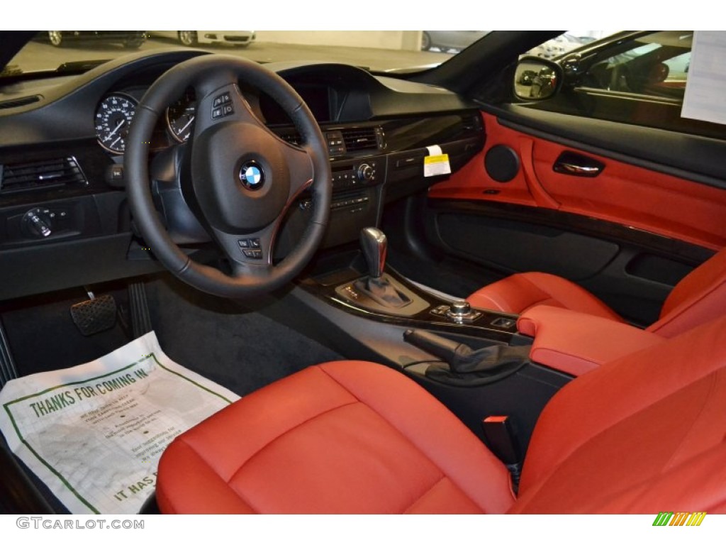 2012 3 Series 328i Convertible - Mineral White Metallic / Coral Red/Black photo #6