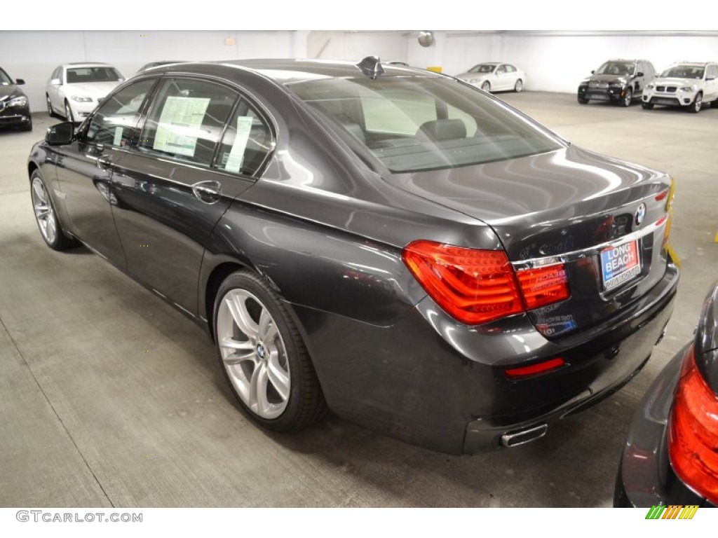 2012 7 Series 750Li Sedan - Dark Graphite Metallic / Black photo #4