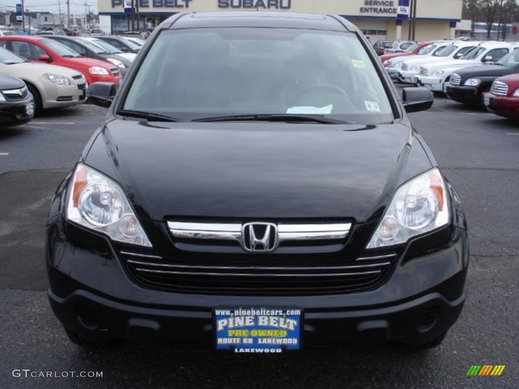 2009 CR-V EX-L 4WD - Crystal Black Pearl / Black photo #2