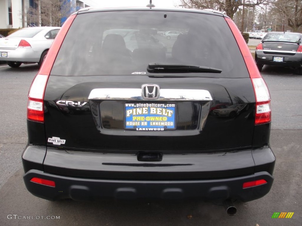 2009 CR-V EX-L 4WD - Crystal Black Pearl / Black photo #5