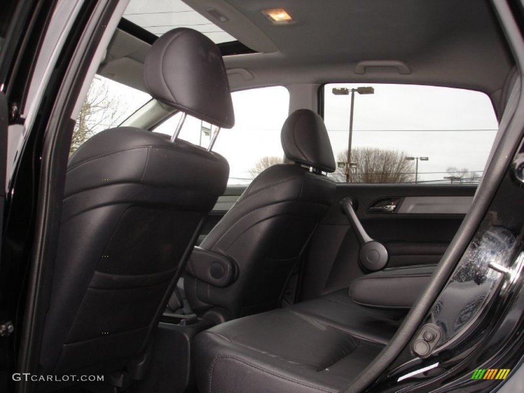 2009 CR-V EX-L 4WD - Crystal Black Pearl / Black photo #12