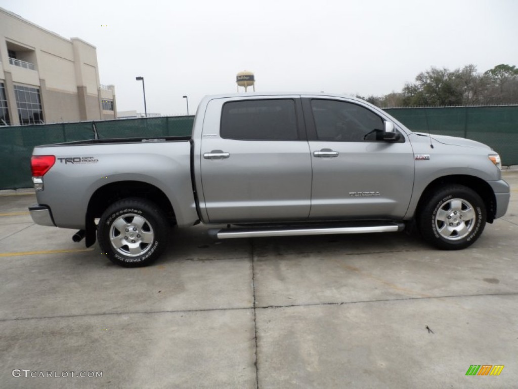 2007 Tundra Limited CrewMax 4x4 - Silver Sky Metallic / Graphite Gray photo #2