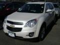 2012 White Diamond Tricoat Chevrolet Equinox LT  photo #1