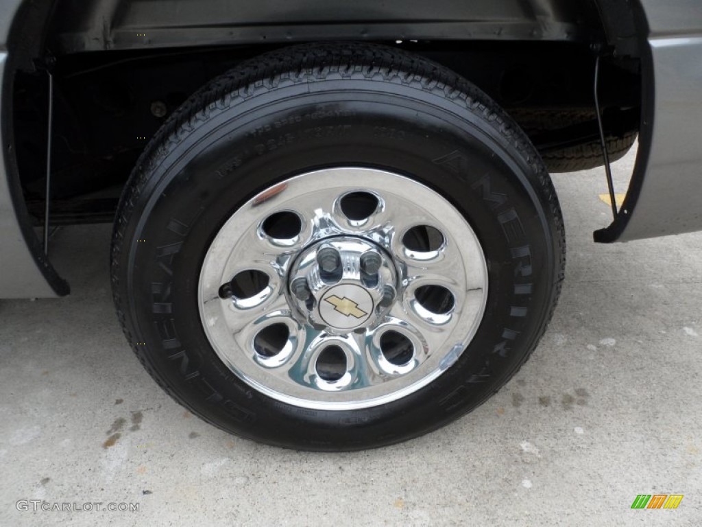 2007 Silverado 1500 Classic LS Crew Cab - Graystone Metallic / Dark Charcoal photo #12