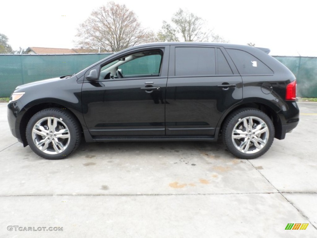 Tuxedo Black Metallic 2012 Ford Edge SEL EcoBoost Exterior Photo #61066900